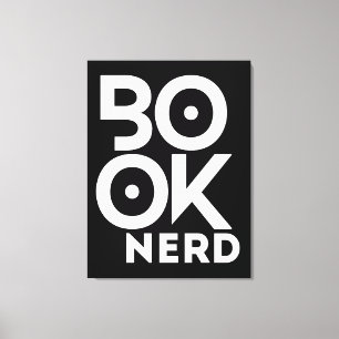 Bücherwurm beim Lesen von Büchern Literatur Leinwanddruck