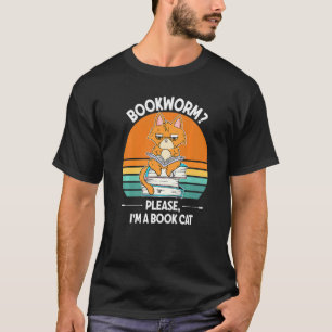Bücherwurm Bitte Ich Bin Eine Buchkatze Premium T-Shirt