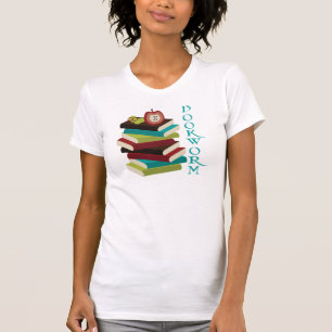Bücherwurm-Buch-Liebhaber T-Shirt
