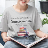 Bücherwurm buchen lustig T-Shirt