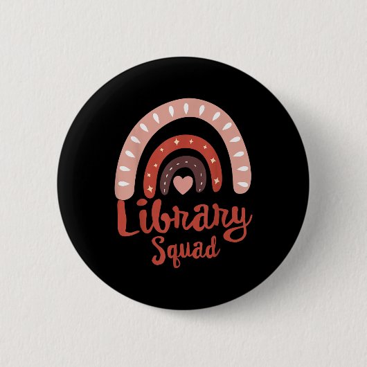 Bücherwurm-Bücherei Button (Vorderseite)