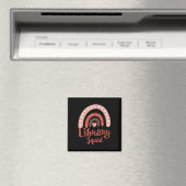 Bücherwurm-Bücherei Magnet (In Situ (Geschirrspüler))
