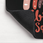 Bücherwurm-Bücherei Mousepad (Ecke)