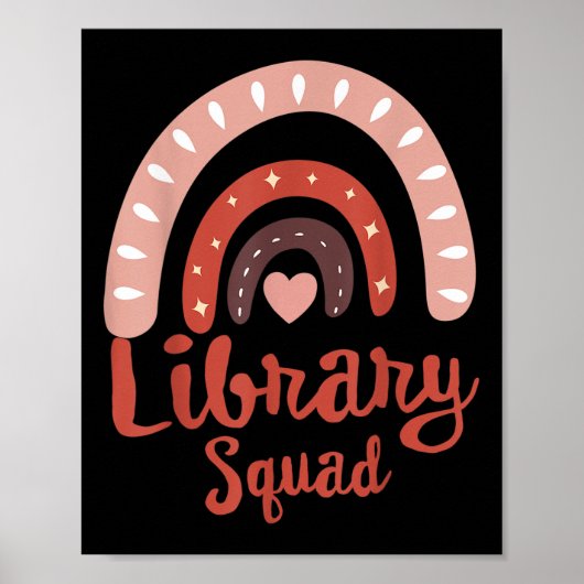 Bücherwurm-Bücherei Poster (Vorne)