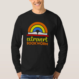 Bücherwurm-Extrovertierter - Spaß beim Lesen von B T-Shirt