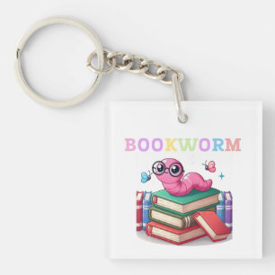 Bücherwurm Glückseligkeit  Schlüsselanhänger