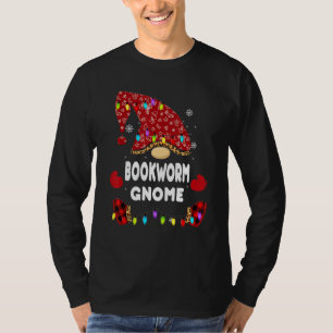 Bücherwurm-Gnom-Buffalo-Kariert-Passende-Familien- T-Shirt