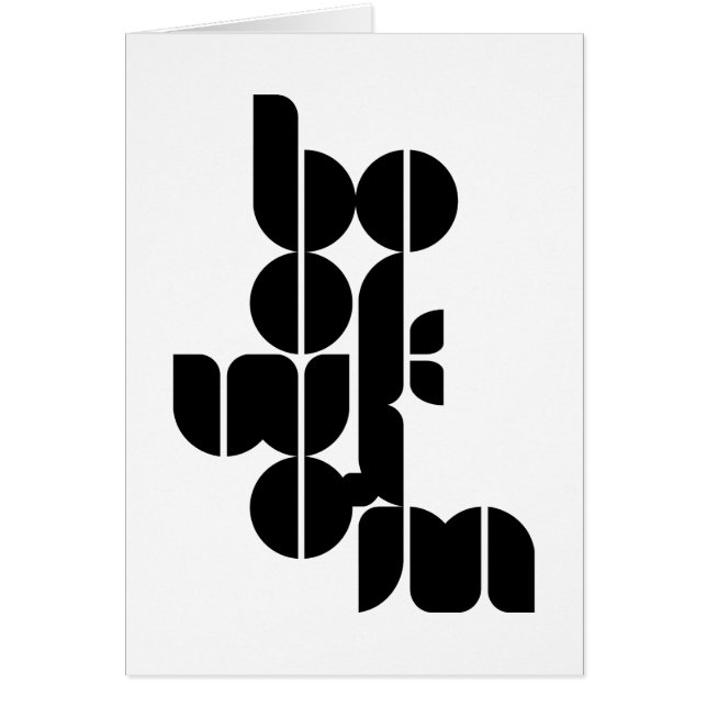 Bücherwurm-Karte (Vorne)