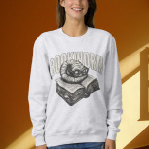 Bücherwurm-Lesehumor-Sweatshirt Sweatshirt