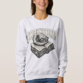 Bücherwurm-Lesehumor-Sweatshirt Sweatshirt (Vorderseite)