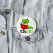 Bücherwurm Lesen Button (Beispiel)