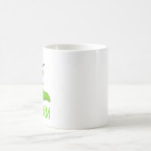 Bücherwurm Lesend Kaffeetasse (Mittel)