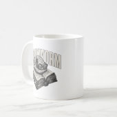 Bücherwurm Lesespass Klassischer Becher Kaffeetasse (Vorderseite Links)