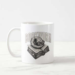Bücherwurm Lesespass Klassischer Becher Kaffeetasse