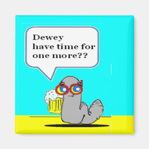 Bücherwurm-Magnet Magnet