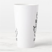 Bücherwurm Milchtasse (Vorderseite)