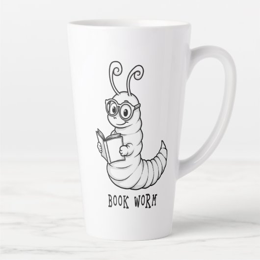 Bücherwurm Milchtasse (Rechts)