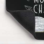 Bücherwurm nur noch ein Kapitel Lesebücher Mousepad (Ecke)