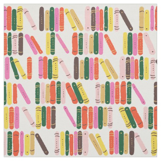 Bücherwurm Stoff (Muster)