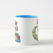 Bücherwurm Tasse (Zentrum)