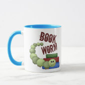 Bücherwurm Tasse (Links)