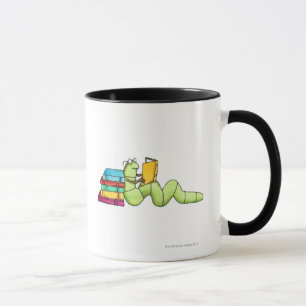 Bücherwurm Tasse