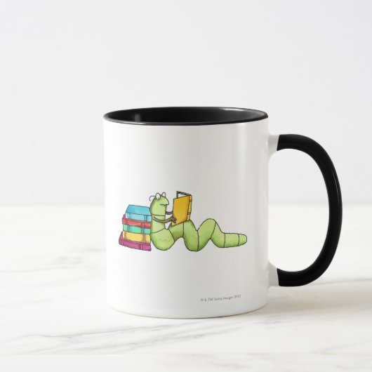 Bücherwurm Tasse (Rechts)