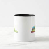 Bücherwurm Tasse (Zentrum)