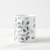 Bücherwurm-Tasse Kaffeetasse (Mittel)