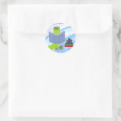 Bücherwürmer sind cool Sticker (Tasche)