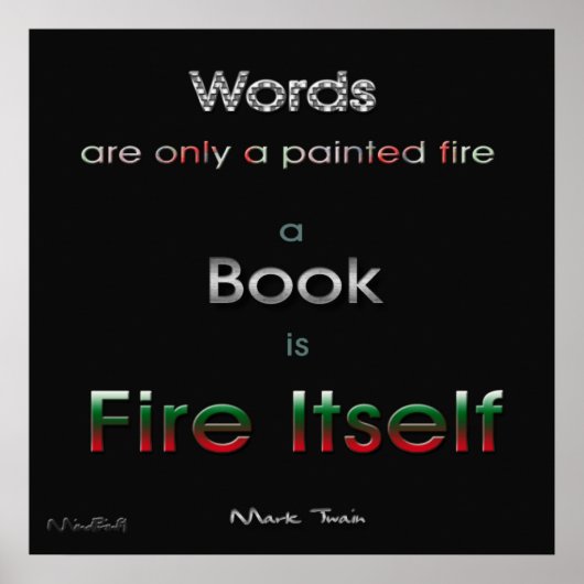 Buchfeuer Poster (Vorne)