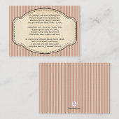 Buchflansch Begleitkarte (Vorne/Hinten)