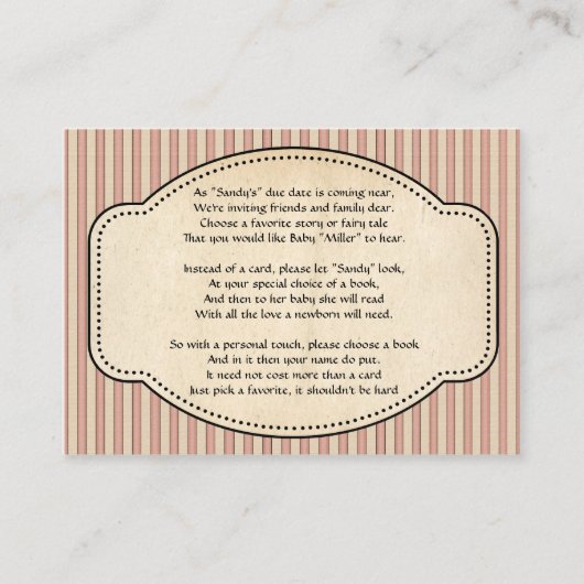 Buchflansch Begleitkarte (Vorderseite)