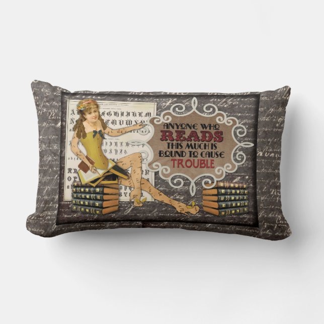 Buchfloozie-Kissen Lendenkissen (Vorderseite)