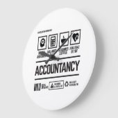 Buchführung Große Wanduhr (Winkel)