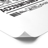 Buchführung Poster (Ecke)