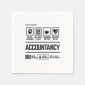 Buchführung Serviette (Vorderseite)