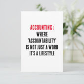 Buchführung Wo "Rechenschaftspflicht" nicht nur ei Dankeskarte (Stehend Vorderseite)