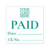 Buchführungsrechnung Bezahlung Selbstfarbig Permastempel (Design)