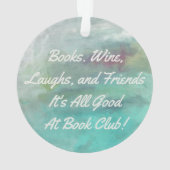 Buchgemeinschaft-/Buch-Gruppe - es ist alles gute Ornament (Rückseite)