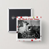 Buchgemeinschaft - fertigen Sie Ihren eigenen Button (Vorne & Hinten)