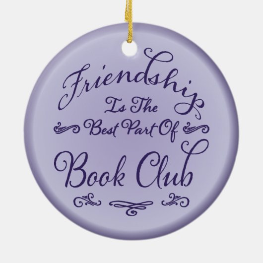 Buchgemeinschaft-Freundschafts-Verzierung Keramik Ornament (Hinten)