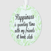 Buchgemeinschaft-Glück-Freunde Ornament (Vorderseite)