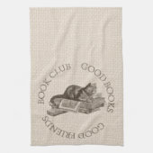 Buchgemeinschaft - gute Bücher - gute Freunde mit Geschirrtuch (Vertikal)