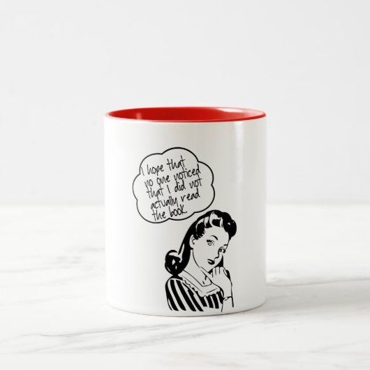 Buchgemeinschaft - i-Hoffnung - Retro Zweifarbige Tasse (Mittel)