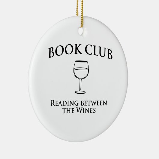 Buchgemeinschaft-Lesung zwischen den Weinen Keramikornament (Rechts)