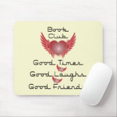 Buchgemeinschaft mit Herzentwurf Mousepad (Mit Mouse)