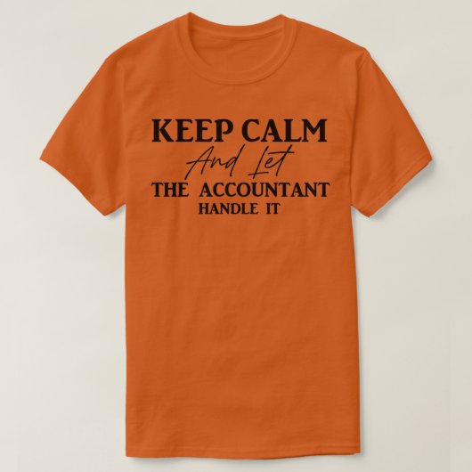 Buchhalter 6 T-Shirt (Design vorne)