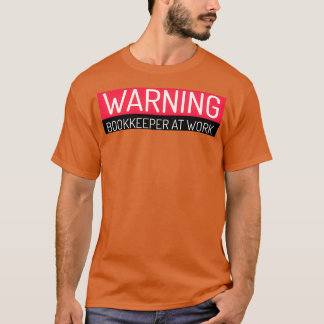 Buchhalter am Arbeitsplatz T-Shirt