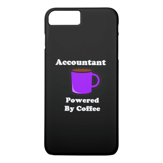 "Buchhalter" angetrieben durch Kaffee Case-Mate iPhone Hülle (Rückseite)